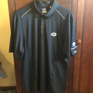 Men’s Cutter & Buck Green Bay Packer golf shirt, L